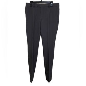 Savile Row Co Broxton Grey Solid Suit Pants New 40L 34W